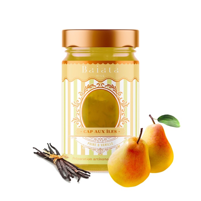 Délice de fruits Poire & Vanille « Cap aux iles » 230 g - Baiata